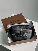 Burberry Bum Bag Embossing Leather KI77099