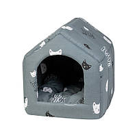 Домик для собак и кошек "Будка" 30х35х35 см TEREMOK Разноцветный (2000002156932)