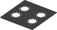 Сменная верхняя панель MiBox к моноблоку MB-TP4 (Ш200 Г200) черная