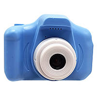 Детский Игрушечный Фотоаппарат X2 видео, фото (Синий) - Vida-Shop