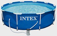 Бассейн семейный круглый Intex 28202 картриджный фильтр-насос Хороший выбор товаров