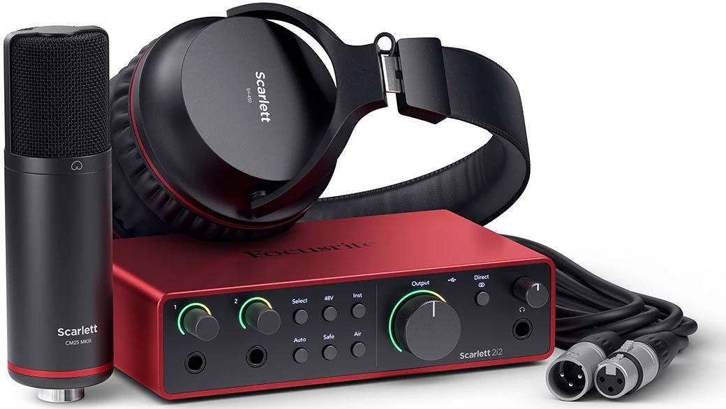 Комплект для звукозаписування Focusrite Scarlett 2i2 Studio 4th Gen, фото 1