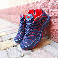 Nike TN Plus сині з червоним 42 кроссовки и кеды высокое качество Размер 42
