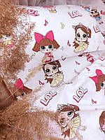Ткань для постельного белья, Куклы ЛОЛ ранфорс Lux (хлопок) Турция