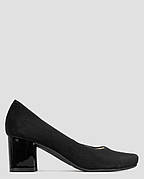 Туфлі-човники жіночі чорні натуральна замша Україна VM Villomi — розмір 36 (23,3 см) (модель: VMV513-17Zblack)