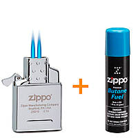 Комплект Zippo Газовый инсерт к зажигалкам + Газ для зажигалок