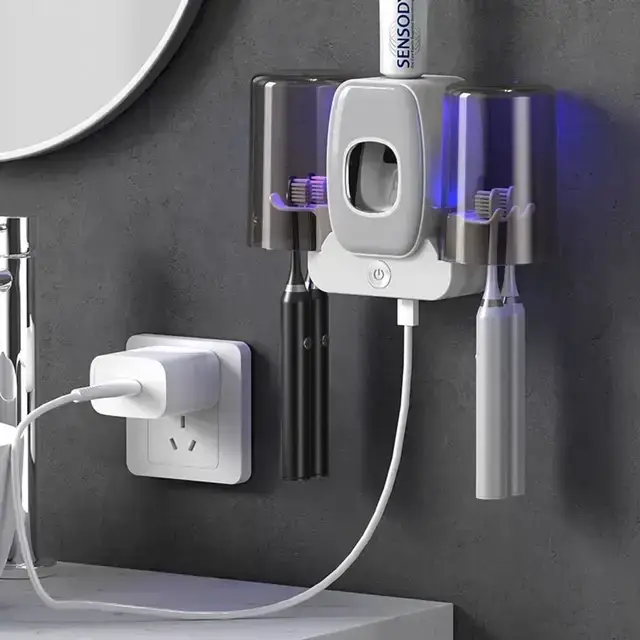 Тримач для зубної щітки, 2 чашки TOOTHBRUSH HOLDER XL-717