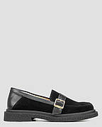 Лофери жіночі чорні натуральна шкіра Україна VM Villomi — розмір 36 (23 см) (модель: VMVMerry-01chKZBL)