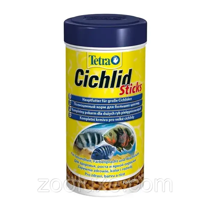 Tetra Cichlid Sticks 250 мл Тетракорм для цихлід/корм для великих цихлід акваріумних риб, фото 1
