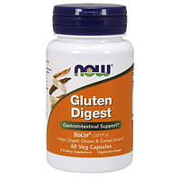 Пищеварительные ферменты NOW Foods Gluten Digest 60 Veg Caps KS, код: 7576338