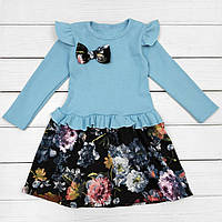 Детское платье Dexters с крылышками и бантиком daniel 98 см голубой темно-синий (13133142418) HR, код: 8329222