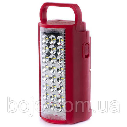 Ліхтар переносний світлодіодний ALMINA (alfarid) 2606L з повербанком 220V1 Червоний БЕЗ АККУМУЛЯТОРА, фото 3
