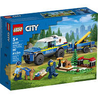Конструктор LEGO City Мобильная площадка для дрессировки полицейских собак 197 деталей (60369) - Вища Якість
