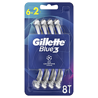 Бритви одноразові Gillette Blue 3 Comfort 8 штук