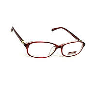 Женские очки с бликовой линзой 18030 в бордовой оправе