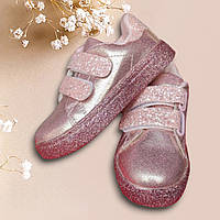 Рожеві Демі кросівки кеди для дівчинки весна, осінь текстиль 20(13,5),21(14),22(14,5)