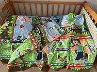 Детское постельное белье в Кроватку 140х110 см, Майнкрафт