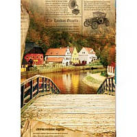 Блокнот А5 48арк., в клітинку, склейка верхня, тверда обкладинка Рюкзачок