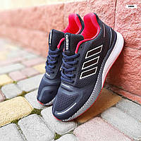 Кроссовки, кеды отличное качество Adidas Nova темно-сині з червоним 41 Размер 41