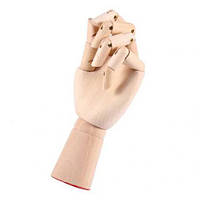 Деревянная рука манекен RESTEQ 18см модель для удержания товара, для рисования (левая) High Quality