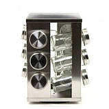 Набір спецій на підставці 16 предметів Benson BN-175 Steel (SH111993), фото 5