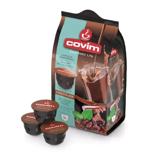 Шоколад у капсулах Covim Dolce Gusto Cioccolato 16 шт Італія шоколад Дольче Густо