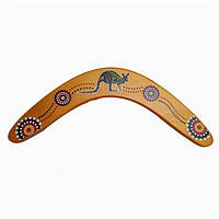 Деревянный бумеранг. Бумеранг из липы. Бумеранг расписной. Wooden boomerang High Quality