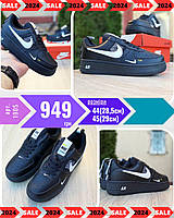 Кроссовки, кеды отличное качество Nike Air Force 1 Mid LV8 чорні 44 Размер 44 45, Nike Air Force 1 Mid LV8 чорні 45