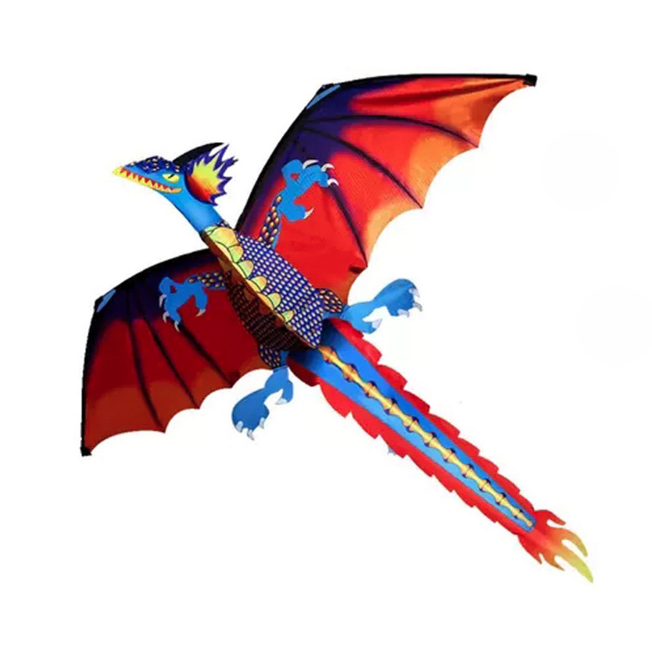 Воздушный змей Дракон RESTEQ. Дракон 3d воздушный змей. Большой воздушный змей. Кайт дракон. Dragon Kite High - фото 3 - id-p2152186161