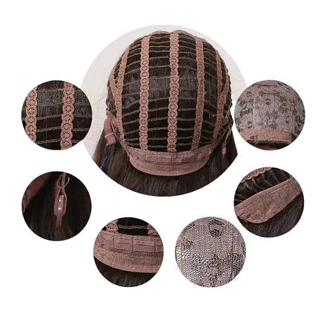 Перука коротка темно-руса Ombre Bob, термоволокно VC HAIRJOY A2, фото 2