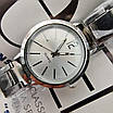 Сріблястий жіночий наручний годинник і браслет з написом LOVE. Кварцові стильні жіночі годинники., фото 9