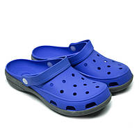 Кроксы резиновые силиконовые голубые "Like Crocs"