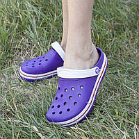 Жіночі фіолетові крокси "Like Crocs"
