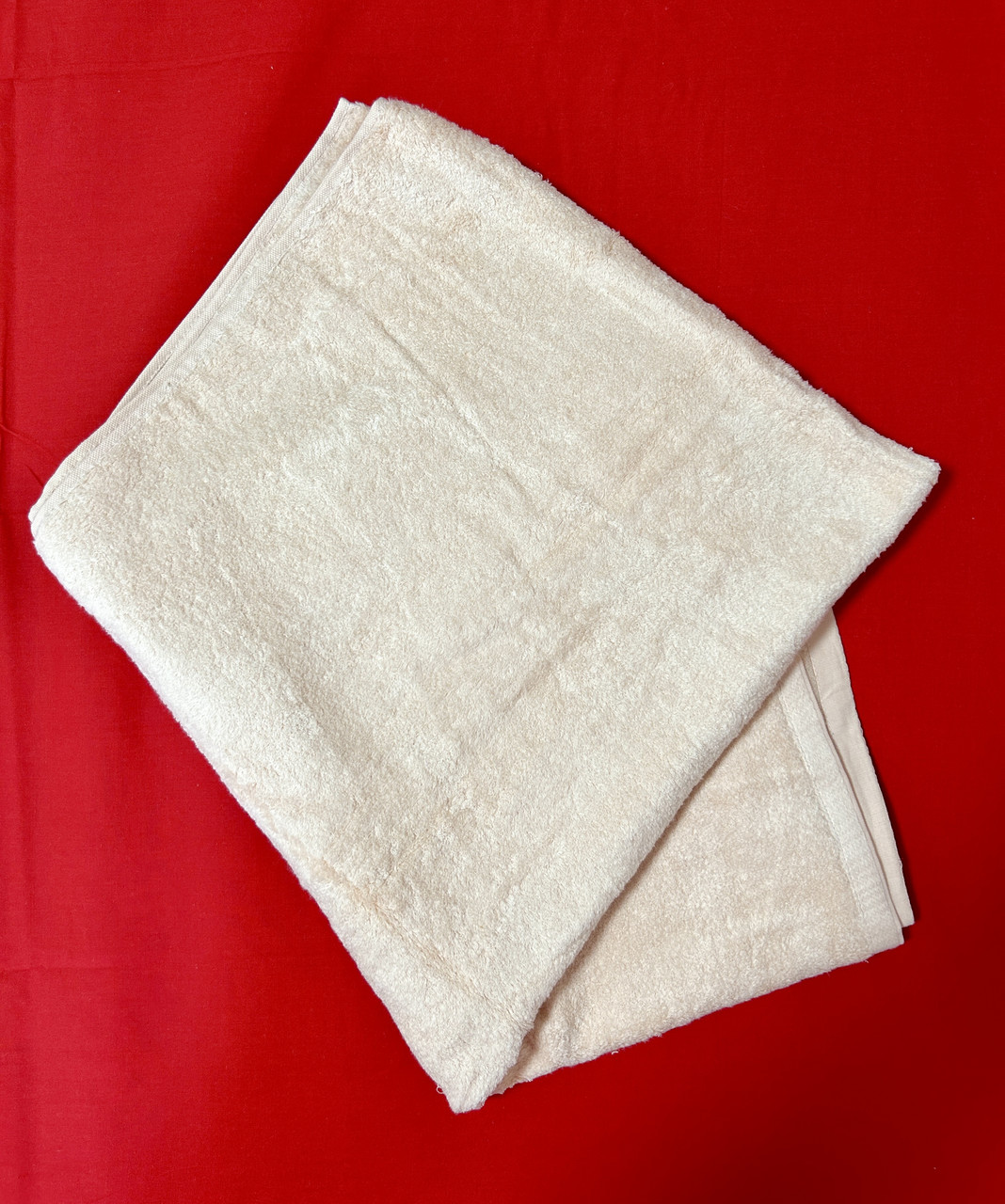 Махровий рушник для сауни та лазні "Персиковий" | 89х153, фото 1