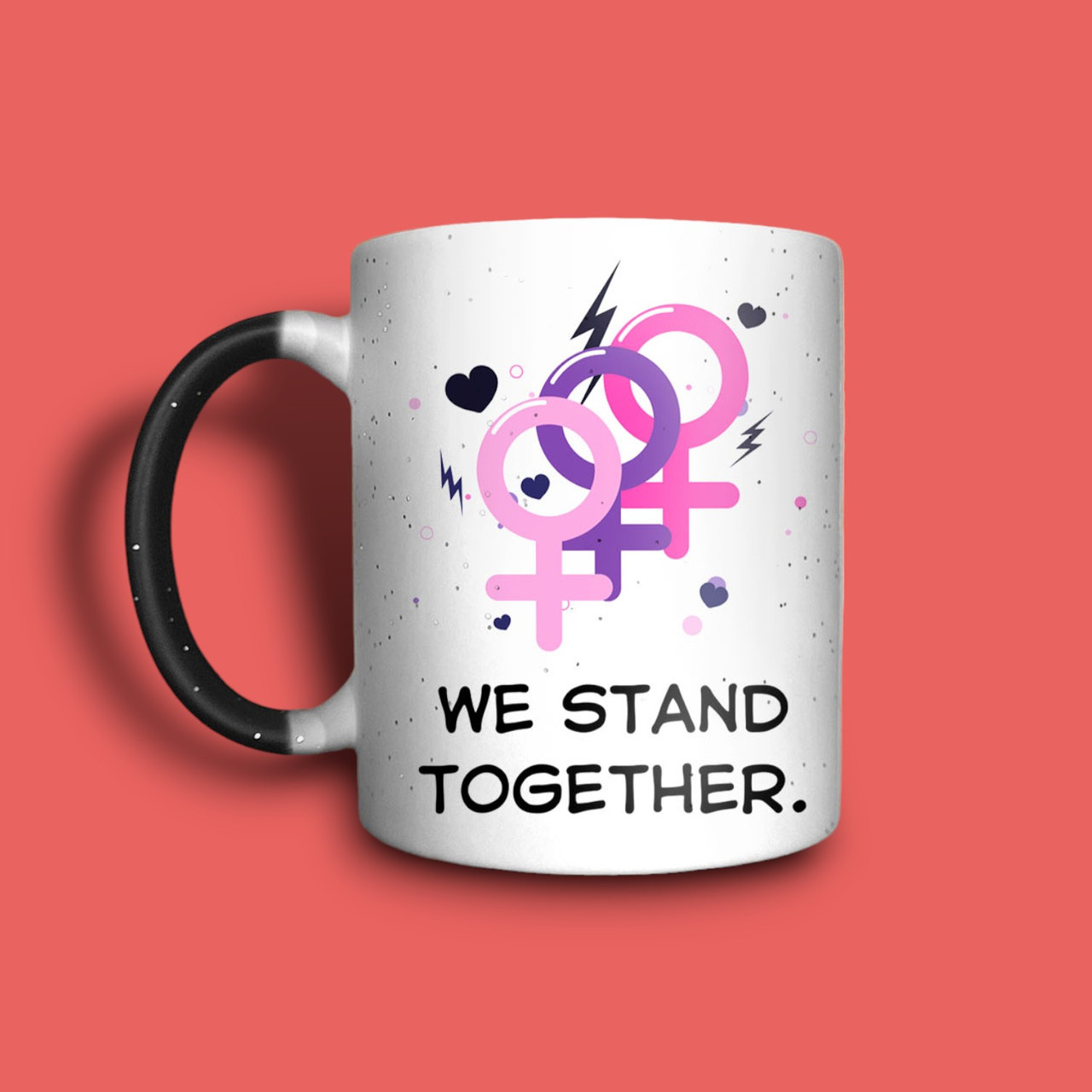 "We Stand Together" чашка хамелеон для дівчини, фото 1