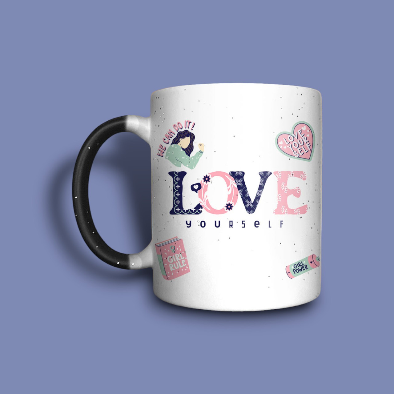 "Love" чашка хамелеон для мами, фото 1