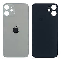 Задняя крышка Apple iPhone 12 Mini, белая с большим отверстием