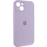 Чохол Fiji Silicone Case Full Camera для Apple iPhone 15 Plus бампер накладка із захистом камери Lavender