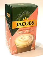 Напій кавовий розчинний Jacobs Unsweetened Cappucino 14 г х 10 шт. (без додавання цукру)