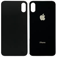 Задняя крышка Apple iPhone X, черная AAA с большим отверстием