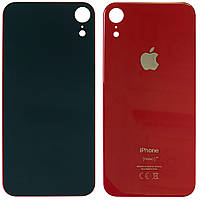 Задняя крышка Apple iPhone XR, красная оригинал Китай с большим отверстием