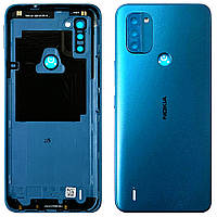 Задняя крышка Nokia C31, синяя оригинал Китай