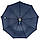 Жіноча напівавтоматична парасоля на 9 спиць антивітер від з патріотичною символікою, темно-синій, 05370-1, фото 4
