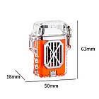 Електронна запальничка імпульсного типу у вологозахисному корпусі US-750, фото 2