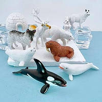 Набір фігурок Safari Ltd шанувальників Арктики в тубусі, "Дикі Тварини", 681604