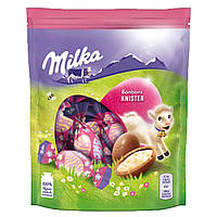 Пасхальные шоколадные конфеты Milka Bonbons Knister с шипучей кремовой начинкой, 86г