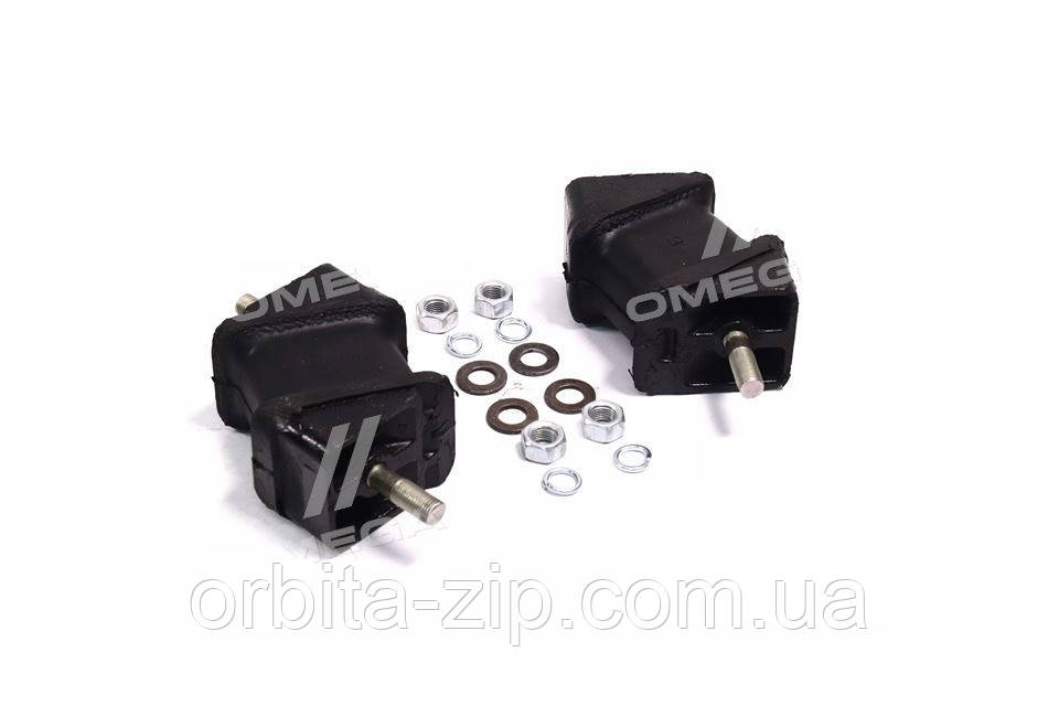 3309-1001020 Подушка передньої опори двигуна ГАЗ 3309, ГАЗЕЛЬ, ГАЗ 33104 (комплект 2 подушки + кріплення)