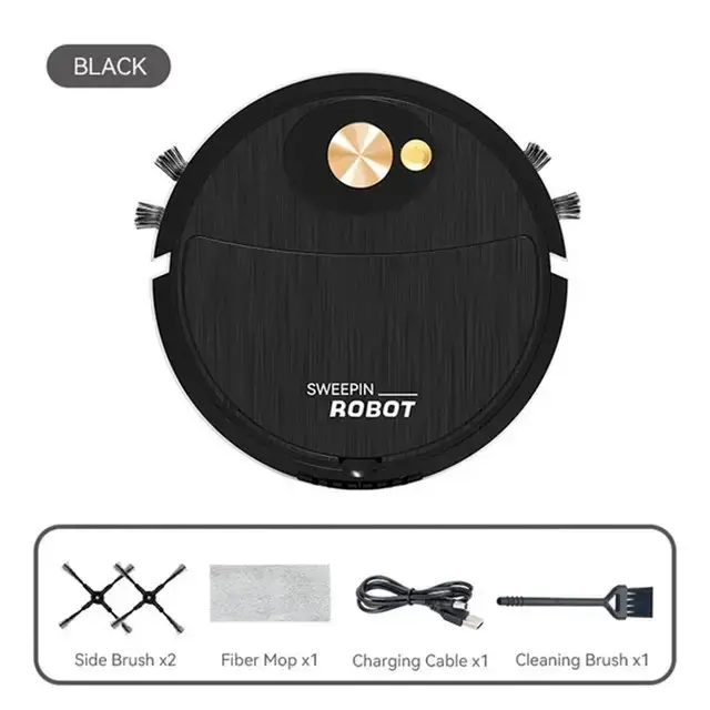 Робот Пилосос Робот 3 в 1 розумний робот-прибиральник Vacuum 8088 cleaner