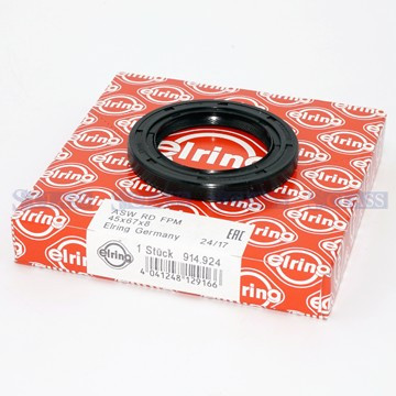 Сальник коленвала передній Mercedes Benz OM601 (45x67x8), Elring, 914.924,