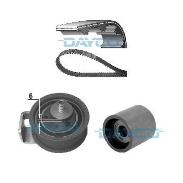 Ремінь ГРМ компл. Audi A4/A6/VW Passat 1.8 i/T 94-05, Dayco, KTB404,